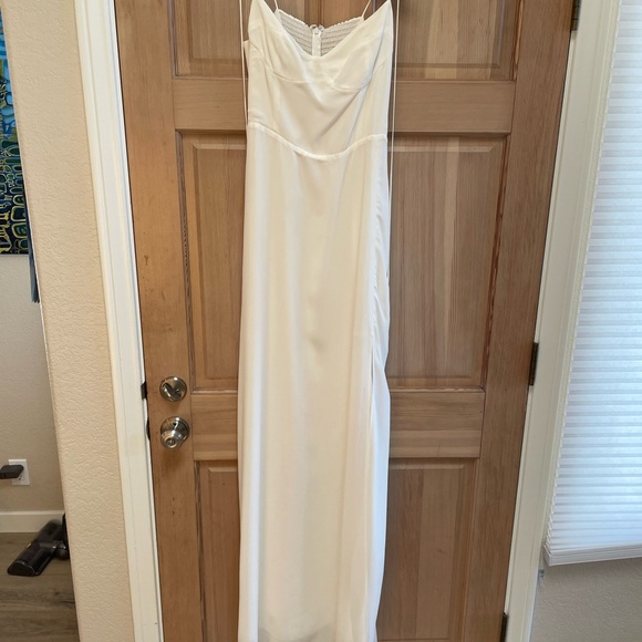 Reformation Melita Dress in Ivory Size 10 - Picture 4 of 4